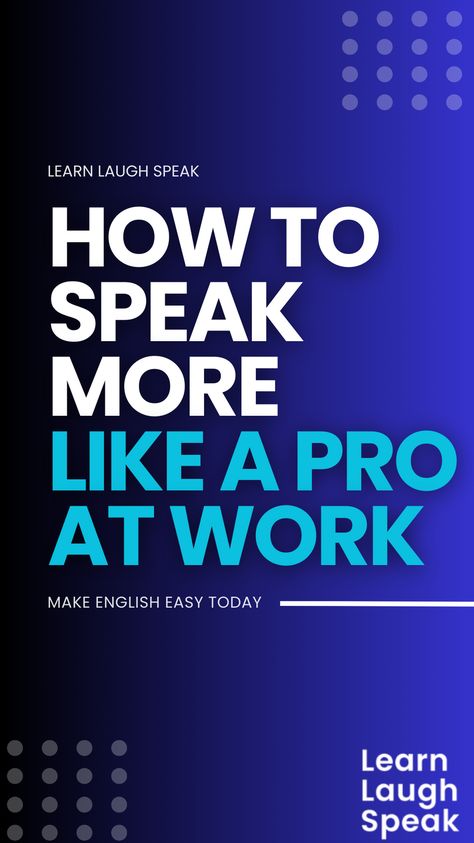 Are you an adult who uses English as a second language at work? Do you want to ensure that you are speaking English professionally and correctly in the workplace? Look no further! In this blog post, we will discuss tips and advice for how to speak more professionally in English at work. As a non-native English speaker, it can be challenging to navigate the nuances of professional communication in a second language. Native English Speaker, Professional Speaking, Improve English Speaking, Professional Communication, English Communication Skills, Communication Book, Workplace Communication, Proper English, Native English