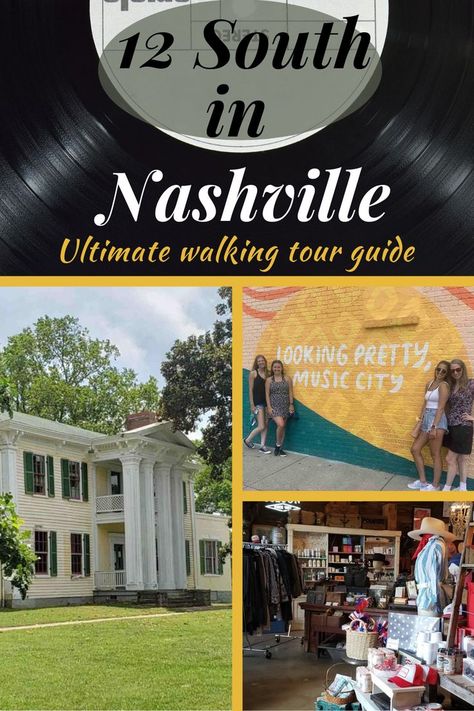 Aug 21, 2020 - Things to do, restaurants to dine at, and shopping to do on a walking tour of 12 South Nashville. 12 South Nashville Shops, 12 South Nashville, Nashville Guide, Nashville Itinerary, Tennessee Style, What To Do In Nashville, Tennessee Attractions, Nashville Murals, Nashville Travel Guide