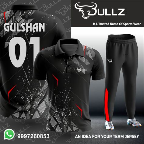 Premium quality T-shirts in dryfit fabric . Our fabric is smooth , light weight and breathable. Customize it according your colour choice and team logo or your requirement. Feel free to contact us on whats app and calling no. +91-9997260853 Cricket T Shirt Design Full Hand, Jersy Boys Design Cricket, Cricket Uniform Design, Football Jersey Design Soccer, Sports Jersey Design Men, Cricket Shirts Designs, Cricket Kit Design, Cricket Jersey Design Ideas, Cricket Team Jersey Design