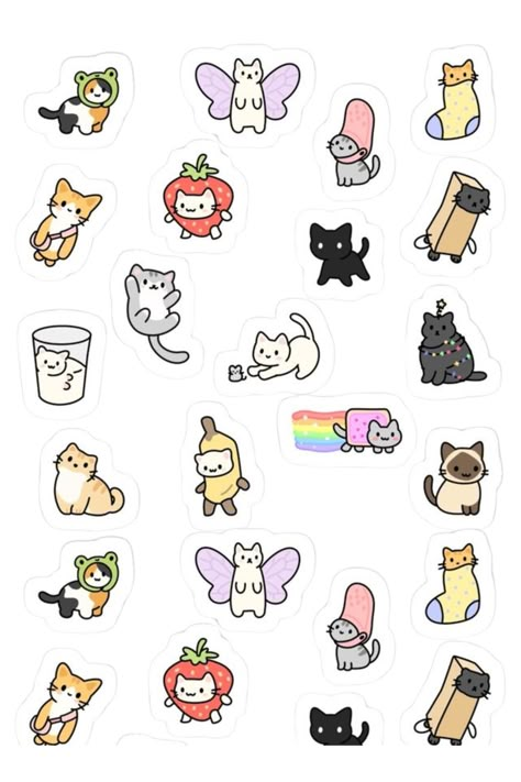 cute animal stickers \ cute cat \ kawaii stickers \ cat sticker pack \ cute cat \ cat memes \ cat aesthetic. 😺  I will design logo, sticker, patch, badge in Classic, Hipster, Modern, Retro, Vintage or in any style. visit my gig for unique designs. #cats #catstickers #sticker #cat #coolstickers #funstickers #stickerideas #vintagestickers Free Sticker Design, Aesthetic Art Stickers, Sticker For Printing, Cute Stickers Aesthetic Kawaii, Cute Stickers Pack, Aesthetic Sticker Drawing, Aesthetic Stickers Drawings, Cat Aesthetic Sticker, Aesthetic Cat Stickers