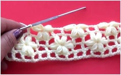 Flower Stitch, Fingerless Gloves Crochet Pattern, Crochet Stitches Diagram, Crochet Shawl Pattern Free, Crochet Lace Edging, Crochet Curtains, Crochet Fingerless Gloves, Jasmine Flower, Crochet Stitches For Beginners