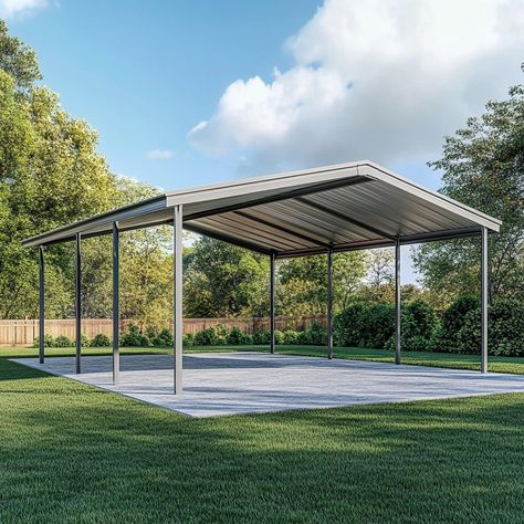 Nothing beats a good old fashioned metal carport. Look at that beauty! Metal Carports, Good Old, Old Fashioned, Beauty