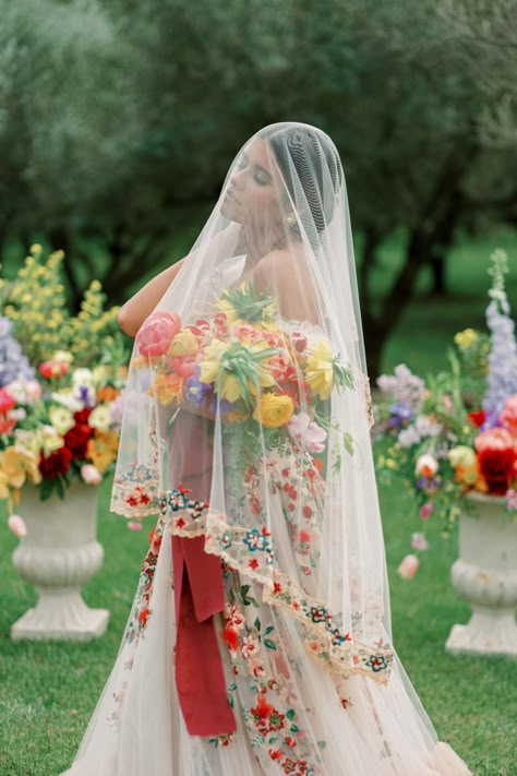 A Multi-Day Destination Wedding Could Actually Save You Money...Here's How Mexican Theme Wedding, Mexican Inspired Wedding, Mexican Themed Weddings, Mexican Wedding Dress, Modest Bridal Gowns, Satin Bridal Gowns, Modest Bridal, Princess Bridal Gown, Boda Mexicana