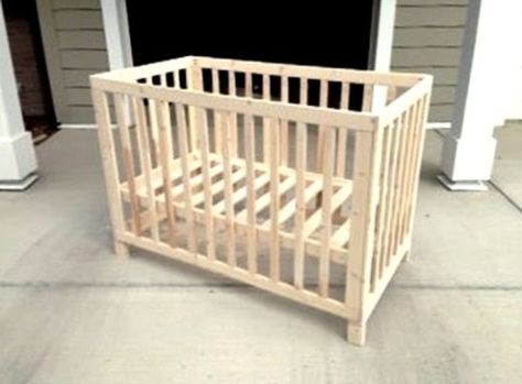 The Design Confidential Reader Showcase: Michaels Low Rise Crib Baby Cribs Diy, Cribs Diy, Crib Diy, Cradle Woodworking Plans, Woodworking Plans Toys, Chicken Houses, Baby Crib Diy, Crib Design, Baby Cribs Convertible