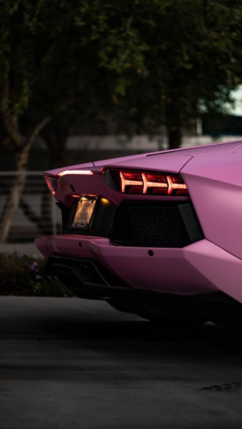 Pink Ferrari Wallpaper, Pink Car Wallpaper, Pink Lamborghini Wallpaper, Background Preset, Aesthetic Car Wallpaper, Lamborghini Wallpaper Iphone, Pink Range Rovers, Hot Pink Cars, Luxury Suv Cars