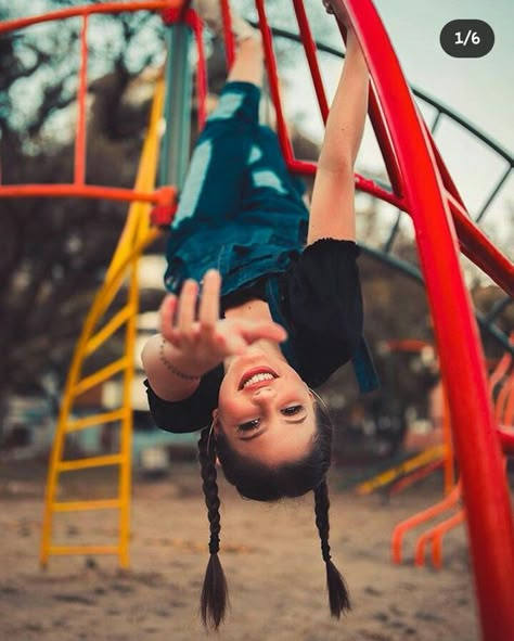 Playground Photo Shoot, Playground Photoshoot, Playground Photography, Senior Photoshoot Poses, Graphic Design Business Card, Perspective Photography, Fun Photoshoot, Senior Photoshoot, Grad Photos