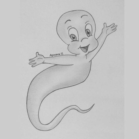 Spooky Ghost Drawing, Casper Drawing, Ghost Drawing Ideas, Drawing Ideas Ghost, Simple Ghost Drawing, Spooky Drawing Ideas, Ghost Drawing Easy, Cool Ghost, Beautiful Dawn