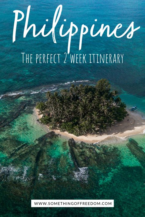 The perfect 2 weeks Philippines itinerary Philippines Itinerary, Phillipines Travel, Balcony Painting, Spring Travel Destinations, Philippines Palawan, Philippines Vacation, Best Weekend Trips, Philippines Travel Guide, Spring Travel