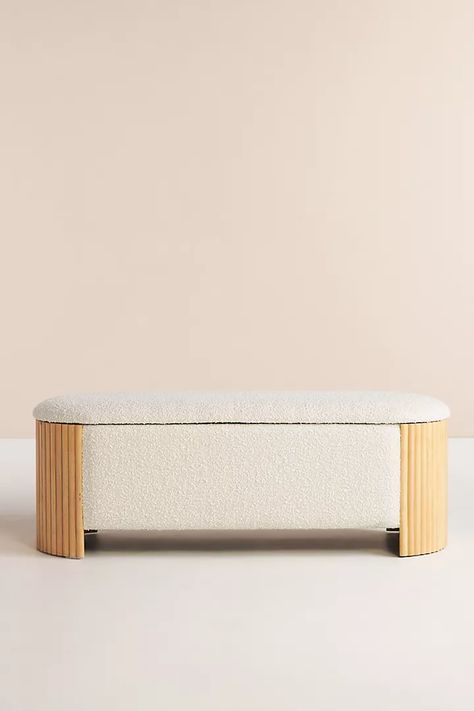 DIY upholstered storage bench