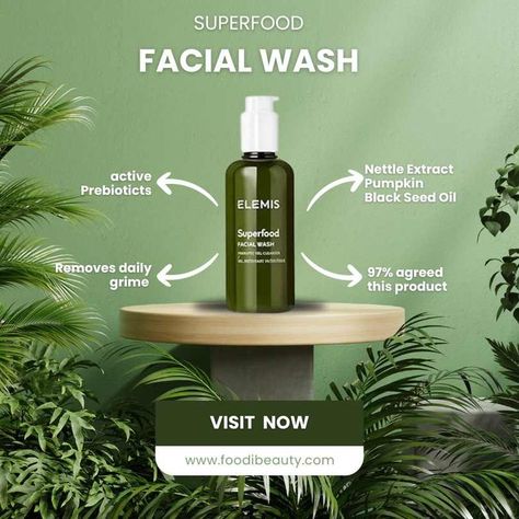 ELEMIS Superfood Facial Wash is a prebiotic gel wash designed to rejuvenate dull or lackluster complexions. https://foodibeauty.com/elemis-superfood-facial-wash-review-revitalizing-daily-prebiotic-gel-wash/ Pumpkin Seed Oil, Black Seed Oil, Beneficial Bacteria, Skin Care Cream, Ads Creative, Facial Wash, Diy Natural Products, Skin Concern, Face Cleanser