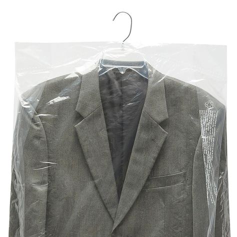 Garment Bags, Dry Cleaning Bags, Clear Garment Bags in Stock - ULINE Garment Bags, Men's Blazer, Suit Jacket, Blazer, Closet, Mexico