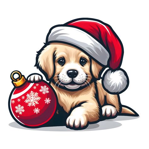 Cute Christmas Dog Drawings, Christmas Dog Drawing, Christmas Pictures To Draw, Christmas Nativity Scene Display, Xmas Drawing, Easy Disney Drawings, Dog Animation, Fun Christmas Cards, Puppy Drawing