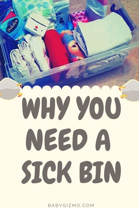 Sick Kit, Sick Day Essentials, Sick Toddler, Sick Baby, Parenting Ideas, Old Towels, Lovey Blanket, Middle Of The Night, Baby Organization