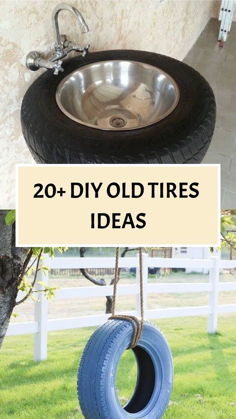 [object Object] Old Tires Ideas, Diy Old Tires, Repurpose Old Tires, Garden Ideas Using Old Tires, Upcycle Tires, Tire Ottoman, Tires Ideas, Tire Chair, Indoor Succulent Planter