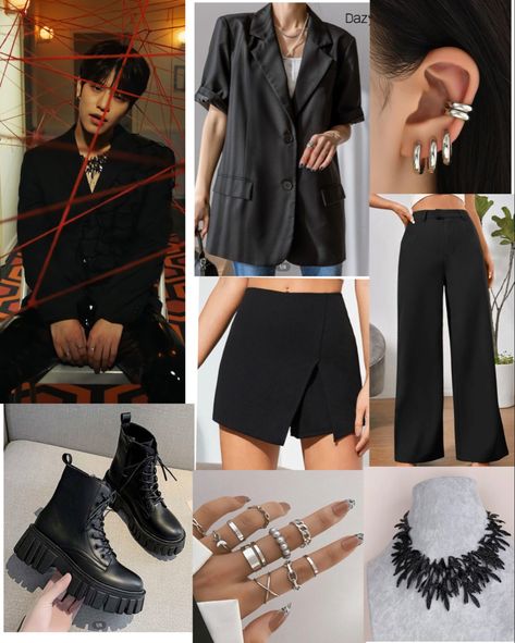 Seungmin inspired outfit Seungmin Outfit Inspiration Concert, Seungmin Outfit Inspiration, Seungmin Inspired Outfits, Skz Inspired Outfit, Outfit Inspirations Jeans, Skz Outfits Inspired, Stray Kids Outfits, Baddie Tips, Kpop Outfits