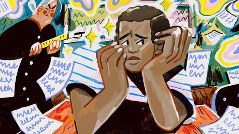 His Teacher Told Him He Wouldn't Go To #College, Then He Did : NPR Ed : NPR #ADHD #spedchat #tlchat School Refusal, Best Art Schools, Social Stigma, Special Education Students, School Psychologist, Gifted Education, Special Education Teacher, Editorial Illustration, Say What