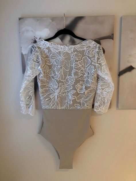 Wedding Bodysuit, Bridal Bodysuit, Bridal Suits, Boho Wedding Gowns, Open Back Wedding, Sleeved Wedding, Bridal Tops, Bridal Separates, Blue Wedding Dresses