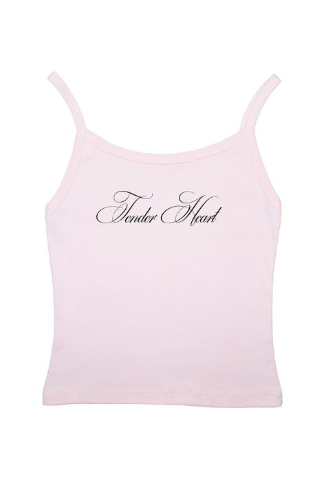 Tender Heart Tank Top – AILLIA Wish List Clothes, Tank Top Ideas, Girly Wardrobe, Tender Heart, Etsy Clothes, Heart Tank Top, Kinds Of Clothes, Outfit Maker, Cotton Tank Top