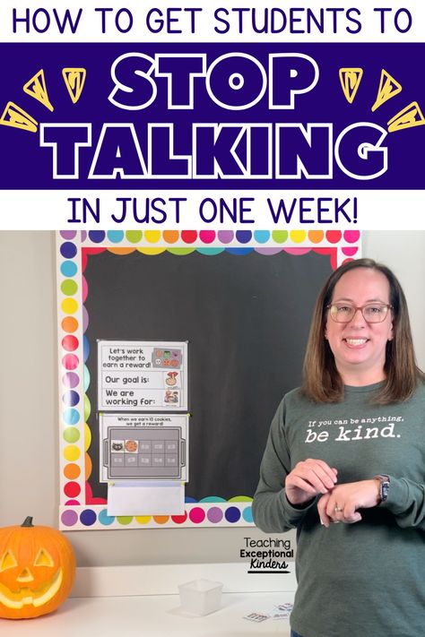 Whether you have a talkative class from day one or your students have just hit a season of extra chatter, it can be difficult to teach with so much extra noise in the classroom! Use these tips for how to get students to stop talking in one week! Be sure to check out the free classroom management tool in this post, as well!