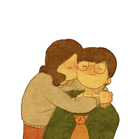 ♥ KISS ♥ by Puuung, a GIF animation : pholar.co/pic/204258/7739025 ♥ Puuung Love Is, Love Cartoon Couple, Cute Couple Drawings, Couple Illustration, Cute Love Cartoons, Love Illustration, Cute Couple Art, Love Is, Couple Drawings