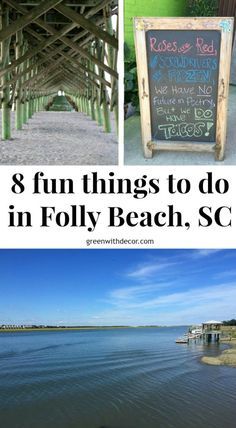 8 fun things to do in Folly Beach, where to eat, drink and paddelboard for a fun vacation! Beach Vacation Clothes, Beach Vacation Tips, Folly Beach South Carolina, Charleston Travel Guide, Charleston Beaches, Beach Brunch, Folly Beach Sc, Charleston Vacation, South Carolina Vacation