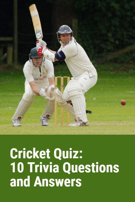 Cricket is a team sport played with bat and ball. It originated in England in the XVI century and became the traditional British sport at the end of the XVIII century. The Cricket quiz consists of some interesting questions and answers about the topic. #quiz #quizzes #sport #trivia Sports Trivia Questions And Answers, Country Music Trivia Questions And Answers, History Trivia Questions And Answers, Sports Quiz, Crickets Funny, Cricket Games, Real Cricket 22 Game, Quiz With Answers, Knowledge Quiz