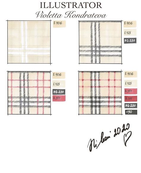 How To Draw Plaid, Plaid Drawing, Fabric Rendering, Textile Pattern Design Fashion, Textile Illustration, Fashion Sketchbook Inspiration, Pattern Design Drawing, Fashion Illustration Tutorial, Fashion Illustration Collage