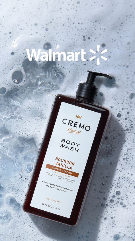 Cremo Company Vanilla Body Wash, Multi Layering, Body Wash, Bourbon, Vanilla, Fragrance