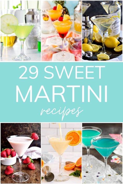 Whether you're looking for a crowd-pleasing martini or a delectable dessert cocktail, these sweet martini recipes are like dessert in a glass. Sweet Martini Recipes, Pumpkin Pie Martini Recipe, Best Martini Recipes, Sweet Martini, Martini Recipes Vodka, Summer Desserts Easy Healthy, Red Sangria Recipes, Martinis Drinks, Cranberry Juice Cocktail