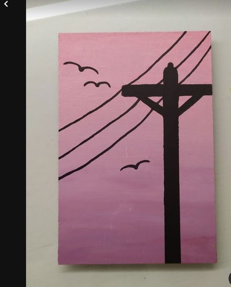 Cute Easy Paintings, Small Canvas Paintings, Simple Canvas Paintings, Cute Canvas Paintings, Easy Canvas Art, Canvas Painting Designs, Cute Paintings, Art Painting Gallery, Simple Acrylic Paintings