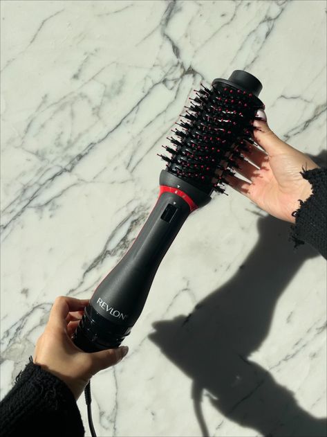 Revlon One-Step Hair Dryer and Volumizer Plus Review | POPSUGAR Beauty Revlon Hair Dryer Brush, Heated Hair Brush, One Step Hair Dryer, Revlon Hair Dryer, Good Curling Irons, Hot Air Brush, Dryer Brush, Best Hair Dryer, Blow Dry Brush