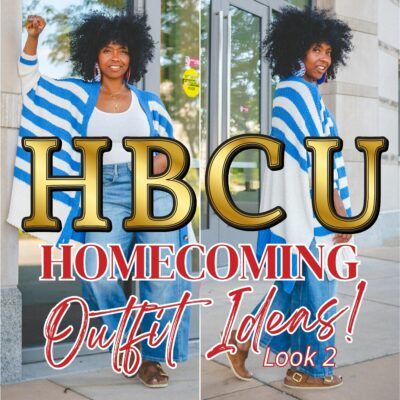 HBCU HOMECOMING OUTFIT 2 – USING ITEMS YOU MAY HAVE IN YOUR CLOSET or NOT! 90s Hbcu Fashion, Denim And Diamonds Party Outfit Classy, What To Wear To A Football Game, College Homecoming Outfit Hbcu, Homecoming Outfits Black Women, Casual Church Outfits Black Women, Church Outfits Fall, Church Outfits Black Women, Homecoming Outfit Ideas