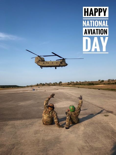 Today, August 19, is National Aviation Day! National Aviation Day celebrates the history and development of aviation. Can you name the helicopter in this photo? National Aviation Day, Army Aviation, Army National Guard, August 19, National Guard, God Bless America, God Bless, Helicopter, The History