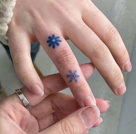 Pixie Tattoo, Blue Ink Tattoos, Toe Tattoos, Sharpie Tattoos, Wicked Tattoos, Handpoke Tattoo, Blue Tattoo, Tatuaje A Color, Small Hand Tattoos