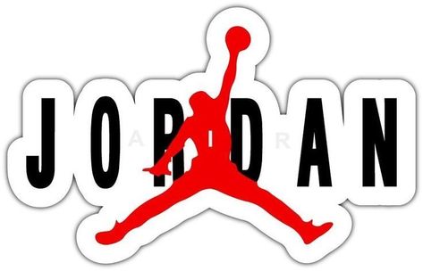 Supreme Sticker, Jordan Logo Wallpaper, Michael Jordan Basketball, Preppy Stickers, Jordan Logo, Tshirt Printing Design, Tumblr Stickers, Jordan Basketball, Brand Stickers