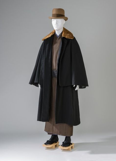 Reigning Men | LACMA Taisho Roman, Hanfu Modern, Taisho Period, Man's Overcoat, Japan Outfits, Taisho Era, Modern Kimono, Male Kimono, Japanese Clothing