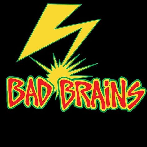 Bad Brains Logo, Punk Logos, Punk Bands Logos, Punk Logo, Brain Tattoo, Bad Brains, Skateboard Art Design, Bad Brain, Punk Poster