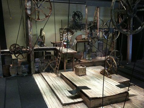 Steampunk Set by morganfitzp, via Flickr Scenic Design Theatres, Steampunk Images, Peter And The Starcatcher, Theater Costumes, Theatre Scene, Steampunk Halloween, Stage Set Design, Set Design Theatre, Drama Club