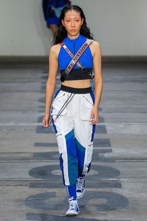 P.E Nation resort 2020 - Vogue Australia Mode Chanel, Resort 2020, P E Nation, Sportswear Fashion, Vogue Australia, Futuristic Fashion, Looks Street Style, Street Style Inspiration, Australian Fashion