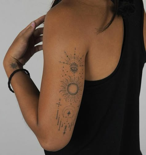 Boho Tattoo Ideas Sleeve, Boho Tattoo Ideas, Tattoo Ideas Sleeve, Boho Tattoo, Evil Eye Tattoo, Boho Tattoos, Women Tattoos, Anklet Tattoos, Handpoke Tattoo