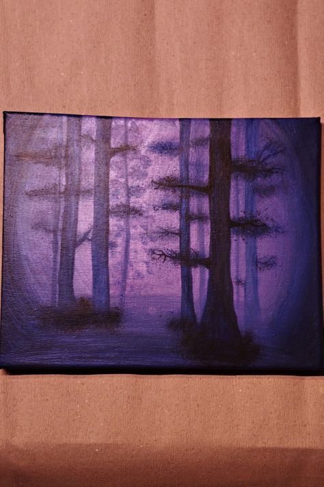 Acrylic Painting with purple blue and black Purple Painting, Purple Ombre, Black And Purple, Blue Paint, Blue And Black, Painting Ideas, Blue And Purple, Acrylic Painting, Arts And Crafts