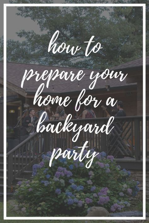 I love hosting parties in our backyard and have learned a lot about planning parties at home over the past few years. Here is how to prepare your home for a backyard party this summer. | Camels & Chocolate Retirement Party Setup, How To Set Up Backyard For Party, Backyard Cookout Party Setup, Backyard Party Essentials, Hosting Outdoor Party Tips, Backyard Party Set Up Ideas Layout, Backyard Setup For Party, Large Backyard Party, Preparing For A Party At Home