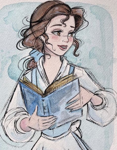 A Drawing, Follow For More, A Woman, Reading, Disney, White, Instagram