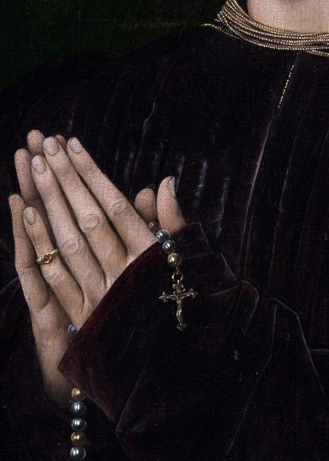 Philippe de Croy, Seigneur of Sempy (detail) by Rogier van der Weyden, 1399- 1464. Robert Campin, Rogier Van Der Weyden, Hans Holbein, Jan Van Eyck, Hieronymus Bosch, Albrecht Durer, Catholic Art, Classical Art, A Cross