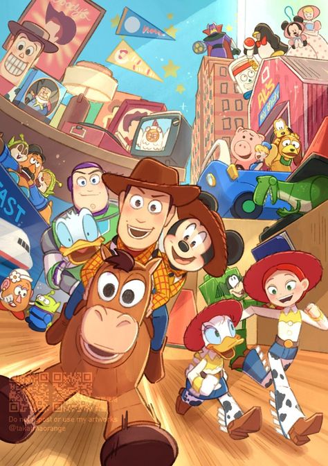 Disney Wallpaper Toy Story, Toy Story Characters Drawings, Toy Story Fan Art, Toy Story Fanart, Pixar Fanart, Toy Story Wallpaper, Disney Poster, Disney Movie Art, Disney Character Art