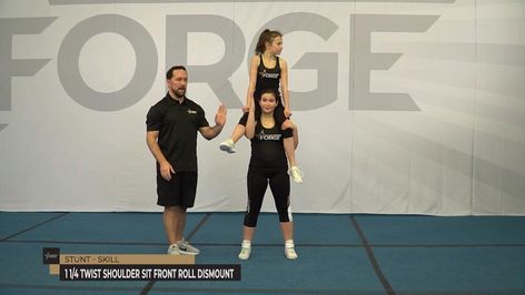 Shoulder Sits Cheer, Shoulder Sit Cheer, The Forge, Twist Front, Sneak Peek, Eagles, Check It Out, Rolls, Twist