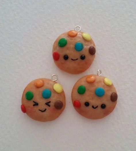 Fimo Kawaii, Rainbow Cookie, Easy Clay Sculptures, Polymer Clay Kawaii, Clay Keychain, Clay Magnets, Polymer Clay Flower Jewelry, Clay Diy Projects, Clay Crafts Air Dry