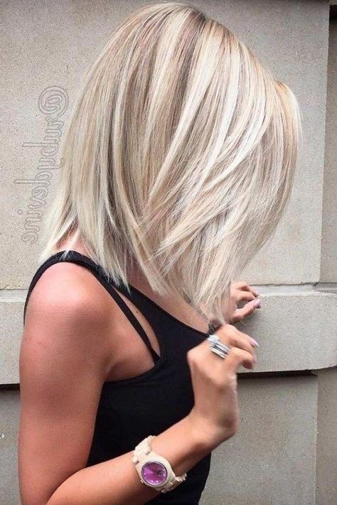 Mid Length Hair With Layers, Blonde Hair Looks, Shoulder Length Hair Cuts, Brown Blonde Hair, Hair Color And Cut, Mid Length Hair, Silver Fox, Trendy Short Hair Styles, Shoulder Length Hair