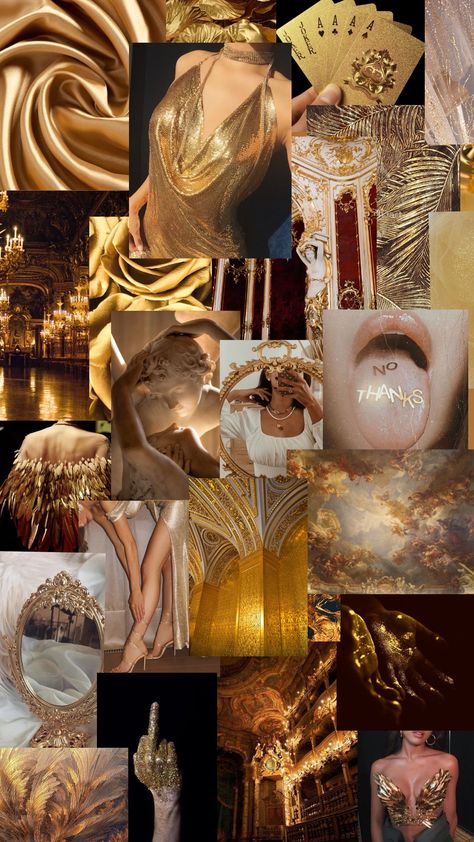 Golden Outfits Aesthetic, Gold Godess Aesthetic, Gold Inspired Outfits, Golden Royalty Aesthetic, Gold Aesthetic Clothes, 24kgoldn Aesthetic, Goddess Birthday Theme, Gold Aesthetic Party, Golden Outfit Aesthetic