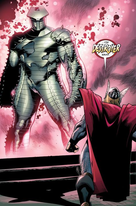 The Destroyer (Thor Vol. 3 #5) | Comicnewbies Destroyer Marvel, Thor Villains, Thor Comic Art, Thor Art, Thor Comic, Marvel Facts, The Destroyer, The Mighty Thor, Gaming Art